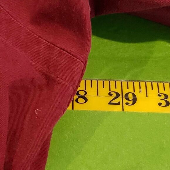 Polo Ralph Lauren Shirt Oxford Men's XL Solid Berry LS Blaire Button Down - Picture 9 of 11